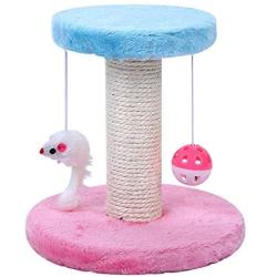 GJK Pets Adorable Cat Tree, Kitten Tree, Cat Scratching Post and Kitten Scratching Post for Your Purr-Babies to Scratch Made from Sisal and Plush Cat Scratcher Kitten Toy