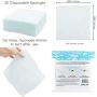 Scrubzz Disposable No Rinse Bathing Wipes - 25 Pack - All-in-1 Single Use Shower Wipes, Simply Dampen, Lather, and Dry Without Shampoo or Rinsing