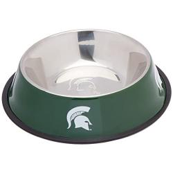 Pet Goods NCAA Michigan State Spartans Stainless Steel Bowl