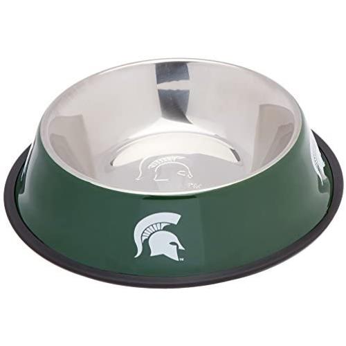 Pet Goods NCAA Michigan State Spartans Stainless Steel Bowl