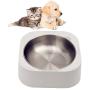 Cat Dog Food Bowls:Slanted Cat Bowls for Food and Water,Stainless Steel Dog Bowl with Heavy Stand for Cats and Small Dogs,Non-Slip Non-Spill and Easier to Reach Food