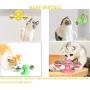 Anxyuan Cat Windmill Toy Turntable Teasing Interactive Pet Supplies for Cat Scratching Tickle Hair Brush with Catnip and Bell for Indoor Cats Anxyuan Cat Windmill Toy Turntable Teasing Interactive Pet Supplies for Cat Scratching Tickle Hair Brush with Catnip and Bell for Indoor Cats