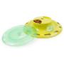 HYSUNG Pet Dog Cat Training Toy Tool Cats Interactive Smart Toys Feeder Creative Double Layer Rotary Feeding Toys with Ball