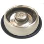 Kobys Paws Stainless Steel Slow Feed Interactive Dog Bowl with Non-Slip Bottom Prevents Bloat, Rapid Eating and Improves Digestive Health
