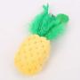 ocijf179 Pet Toy Cat Pineapple Shape Catnip Molar Toys Teeth Cleaning Bite Resistant Pet Supplies - Yellow