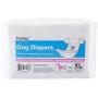Peritas Disposable Dog Diapers | Female Dog Diapers |Puppy Diapers, Diapers for Dogs in Heat, or Dog Incontinence Diapers (12 Count, X-Large)