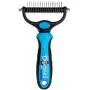 Dogeez Dematting Tool for Dogs | Gentle Grooming to Detangle Matted Fur and Stop Shedding | Dual Sided Undercoat Rake for Small, Medium and Long Hair Dog, Cat, and Other Pets | Undercoat Brush Comb Dogeez Dematting Tool for Dogs | Gentle Grooming to Detangle Matted Fur and Stop Shedding | Dual Sided Undercoat Rake for Small, Medium and Long Hair Dog, Cat, and Other Pets | Undercoat Brush Comb
