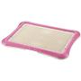 Richell Paw Trax Mesh Training Tray, Pink