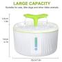 THMY Pet Water Fountain 2L Automatic Cat Water Dispenser with Water Level Window, Flower Style Water Drinking Fountain with LED Light for Cats Dogs THMY Pet Water Fountain 2L Automatic Cat Water Dispenser with Water Level Window, Flower Style Water Drinking Fountain with LED Light for Cats Dogs