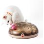 elegantstunning Electric Cat Catching Mouse Magnetic Suspension Technique Turntable Puzzle Toy for Pet Pink