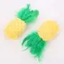 ocijf179 Pet Toy Cat Pineapple Shape Catnip Molar Toys Teeth Cleaning Bite Resistant Pet Supplies - Yellow ocijf179 Pet Toy Cat Pineapple Shape Catnip Molar Toys Teeth Cleaning Bite Resistant Pet Supplies - Yellow