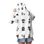 Cute Doodle Houses on Blackboard -.- -,Womens Pullover Hoodies with Big Pocket House S