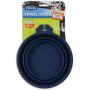 Petmate 23368 Silicone Round Travel Bowl for Pets,