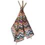 long rich Portable Pet Teepee Pet Tents & Pet House with Removable Cushion for Puppy & Kitty Cat, by Happycare Textiles
