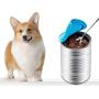 JIAKAI 10PCS Pet Dog Cat Food Can Cover Pet self-Sealing，Reusable pet Food lids, Environmentally Friendly（Color Random）