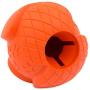 mypappydog Dog Chew Toys | Squeaky Ball Dog Toys | Treat Dispensing Dog Toys | Rubber Chew Toys for Dogs | Dog Treat Ball | Dog Toy Football | Rubber Dog Bone | Squeaky Dog Chew Toys | Orange/Green