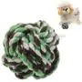 Ychaoya Cotton Rope Ball for Pets/Dog Cat Toy, Diameter 7.5cm (Random Color Delivery)