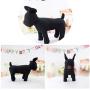 pawstrip Dog Mannequin for Display and Sewing Standing Soft Canvas Cotton Dog Model Standing Position Pet Dog Toys Back Length 9.4inch