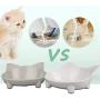 chenjia Cat Bowl, Non-Slip Multifunctional Cat Food Bowl, Multifunctional Pet Food Bowl Pet Cat Bowl