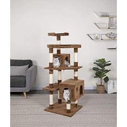 Go Pet Club Cat Tree Condo Scratcher Post Pet Bed Furniture