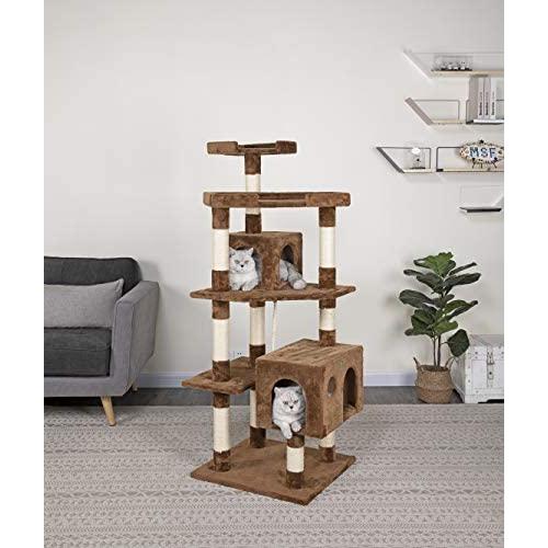 Go Pet Club Cat Tree Condo Scratcher Post Pet Bed Furniture
