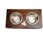 Deutsche Dogge Cropped, Great Dane, a Dogs Bowl with a Relief from ArtDog