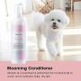 Breezytail Blooming Dog Leave-in Conditioner - Natural Pearl Shine Coat Care | Rejuvenates Dry Skin to Super Soft Puppy | Hypoallergenic Grooming Spray | Cherry Blossom Scent 8.3 fl oz