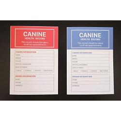 Dog Vaccination Record – 30 Pack Dog Vaccines Record, Puppy Shot Record 4.9 x 3.4 Inches