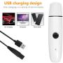 WIOR Dog Nail Grinder for Large Dogs, Pet Dog Nail Trimmer Low Noise Painless Professional 2-Speed Electric Rechargeable Pet Cat Nail Grinder Nail Clippers for Small Medium Large Dogs & Cats