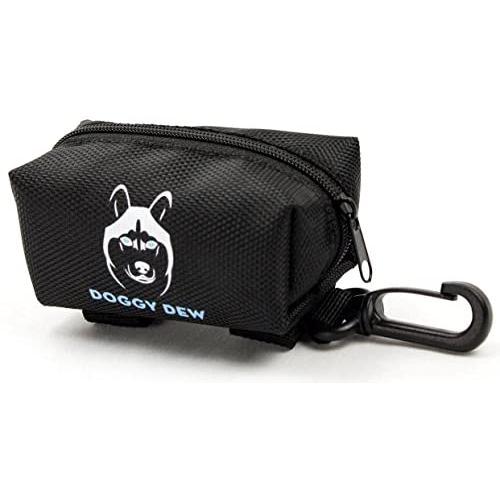 Doggy Dew Dog Poop Bag Dispenser with Decomposable Biodegradable Pet Waste Pick up Bags