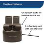 PetSafe Drinkwell Indoor/Outdoor Dog Fountain, Pet Drinking Fountain for Dogs and Cats, 450 oz. Water Capacity, Automatic Dispenser