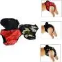 GLE2016 Dog Diapers 3 Pack Washable Female Dog Diapers Wraps, Pet Female Dog Physiological Pants Diaper Underwear Washable Sanitary Panties Reusable Waterproof (XS, Multi-Color)