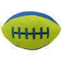 Nerf Dog Trackshot Football Dog Toy, Lightweight, Durable and Water Resistant, 7 Inches for Medium/Large Breeds, Two Pack, Green/Blue and Orange/Blue