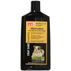 Miracle Care Coat Medicated, Anti-Bacterial Dog Shampoo 16 oz, Orange (1108)