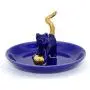 3 Individuals Ring Holder for Jewelry Ceramic Cat Table Decor Stand ( Royal Blue Kitty + White Cat Bowl + Boutique Blue Cat) 3 Individuals Ring Holder for Jewelry Ceramic Cat Table Decor Stand ( Royal Blue Kitty + White Cat Bowl + Boutique Blue Cat)