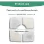 Keprix Replacement Pet Fountain Filters,16 Packs Carbon Replacement Filter for 84oz/2.5L Automatic Pet Fountain Cat Water Fountain Dog Water Dispenser Keprix Replacement Pet Fountain Filters,16 Packs Carbon Replacement Filter for 84oz/2.5L Automatic Pet Fountain Cat Water Fountain Dog Water Dispenser