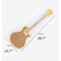 Selling Like HoTcAkEs Guitar- Shaped Cat Scratcher and House Decoration and Hexagonal Pet Feeders with Ceramic Bowls