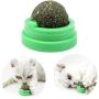 BeesClover Rotating Catnip Mint Ball Cat Natural Snacks Licking Sugar Teeth Cleaning Grinding Toy pet Gift