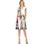 Children and Adults - Flat Design Style Set of Isolated Characters - Russia,Custom Lady Dress Elegant Casual Dresses Pe