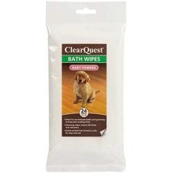 ClearQuest Bath Wipes for Dogs & Cats - Keep Your Pet Smelling Fresh Between Grooming Baths