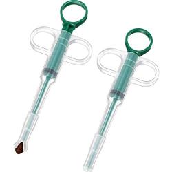 Nuanchu 2 Pieces Pet Syringe Pet Pill Syringe Pet Feeding Syringe Cat Pill Shooter Small Pills Pet Pill Dispenser Syringe Feeders for Feeding Cats Dogs and Small Animals