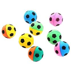 YIYI Cat Toys Balls Foam Soccer Ball Puppies Toys Random Color Pack of 20