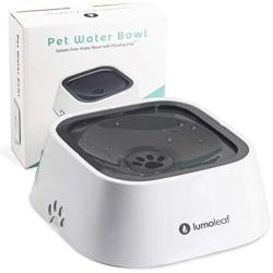 LumoLeaf No-Spill Dog Water Bowl+Dog Water Bottle.