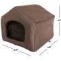 PETMAKER Cozy Cottage House Shaped Pet Bed Collection