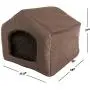 PETMAKER Cozy Cottage House Shaped Pet Bed Collection