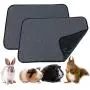 kathson Guinea Pig Training Pads, 2 Pack Highly Absorbent Reusable Washable Pet Pee Pads - 19.6 x 15.7 inch Training Pee Pad for Small Animals Protects Floors and Rugs. Easy Cleanup. kathson Guinea Pig Training Pads, 2 Pack Highly Absorbent Reusable Washable Pet Pee Pads - 19.6 x 15.7 inch Training Pee Pad for Small Animals Protects Floors and Rugs. Easy Cleanup.