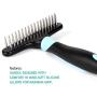 A&I Pet Deshedding Brush for Dogs, Cats, Rabbits, Horses