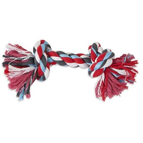 Aspen Pet Booda Multicolor Large Rope Bone for Dogs 44-85lbs