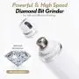Dog Nail Grinder Upgraded Professional 2-Speed Pet Nail Drill Quiet Low Vibration Pet Nail Clipper Rechargeable Electric Pet Nail Trimmer Painless Cat Paw Grooming Smoothing Tool for Small Large Dogs