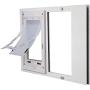 Dragon Sash Window Pet Door Medium Single Flap